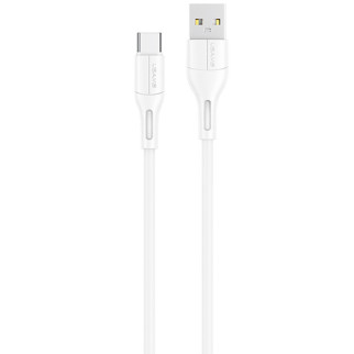 Дата кабель USAMS US-SJ501 U68 USB to Type-C (1m) Білий - Інтернет-магазин спільних покупок ToGether