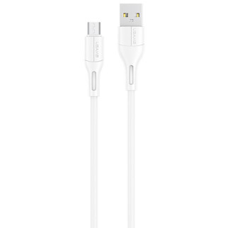 Дата кабель USAMS US-SJ502 U68 USB to MicroUSB (1m) Білий - Інтернет-магазин спільних покупок ToGether