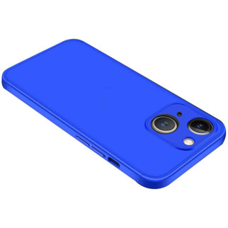 Пластикова накладка GKK LikGus 360 градусів (opp) для Apple iPhone 13 (6.1") Синій - Інтернет-магазин спільних покупок ToGether