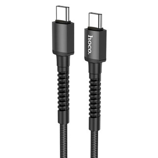 Дата кабель Hoco X71 "Especial" Type-C to Type-C 60W (1m) Чорний - Інтернет-магазин спільних покупок ToGether