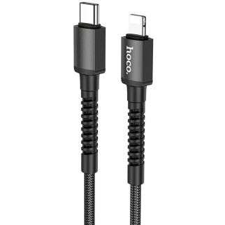 Дата кабель Hoco X71 "Especial" PD Type-C to Lightning (1m) Чорний - Інтернет-магазин спільних покупок ToGether