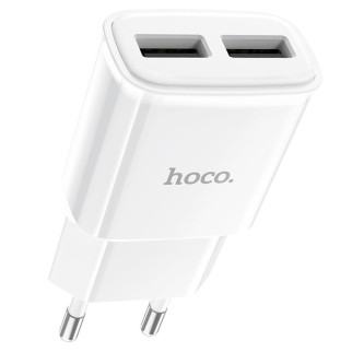 МЗП HOCO C88A (2USB/2.4A) Білий - Інтернет-магазин спільних покупок ToGether