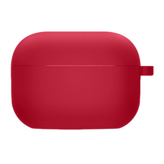 Силіконовий футляр з мікрофіброю для навушників Airpods 3 Червоний / Rose Red - Інтернет-магазин спільних покупок ToGether