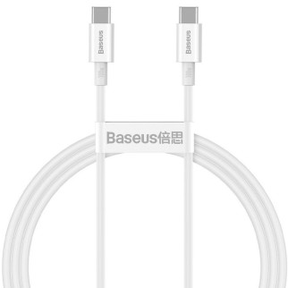 Дата кабель Baseus Superior Series Fast Charging Type-C to Type-C PD 100W (2m) (CATYS-C) Білий - Інтернет-магазин спільних покупок ToGether