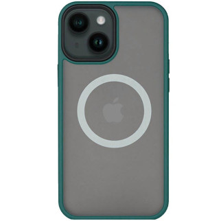 TPU+PC чохол Metal Buttons with MagSafe для Apple iPhone 13 (6.1") Зелений - Інтернет-магазин спільних покупок ToGether