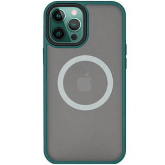 TPU+PC чохол Metal Buttons with MagSafe для Apple iPhone 13 Pro (6.1") Зелений - Інтернет-магазин спільних покупок ToGether