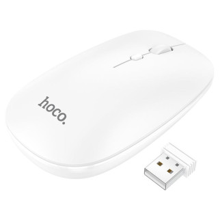 Миша Hoco GM15 Art (2.4G / BT Wireless dual channel) Білий - Інтернет-магазин спільних покупок ToGether