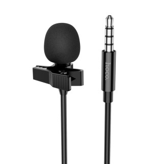 Мікрофон петличний Hoco L14 3,5mm (2m) Чорний - Інтернет-магазин спільних покупок ToGether