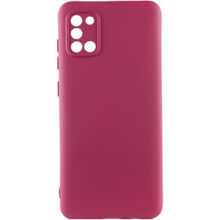 Чохол Silicone Cover Lakshmi Full Camera (A) для Samsung Galaxy A31 Бордовий / Marsala - Інтернет-магазин спільних покупок ToGether