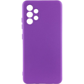Чохол Silicone Cover Lakshmi Full Camera (A) для Samsung Galaxy A32 4G Фіолетовий / Purple - Інтернет-магазин спільних покупок ToGether
