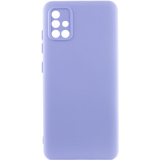 Чохол Silicone Cover Lakshmi Full Camera (A) для Samsung Galaxy A71 Бузковий / Dasheen - Інтернет-магазин спільних покупок ToGether