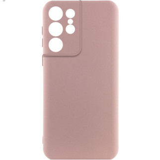 Чохол Silicone Cover Lakshmi Full Camera (A) для Samsung Galaxy S21 Ultra Рожевий / Pink Sand - Інтернет-магазин спільних покупок ToGether