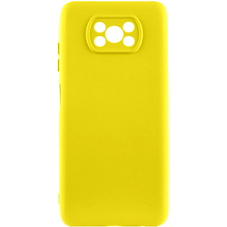 Чохол Silicone Cover Lakshmi Full Camera (A) для Xiaomi Poco X3 NFC / Poco X3 Pro Жовтий / Flash - Інтернет-магазин спільних покупок ToGether
