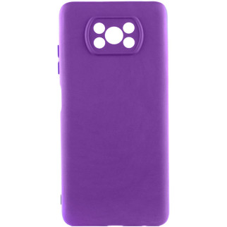 Чохол Silicone Cover Lakshmi Full Camera (A) для Xiaomi Poco X3 NFC / Poco X3 Pro Фіолетовий / Purple - Інтернет-магазин спільних покупок ToGether