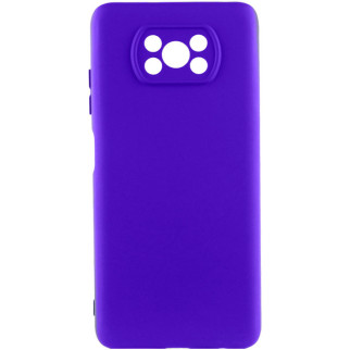 Чохол Silicone Cover Lakshmi Full Camera (A) для Xiaomi Poco X3 NFC / Poco X3 Pro Синій / Iris - Інтернет-магазин спільних покупок ToGether