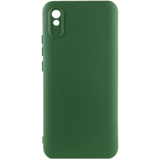 Чохол Silicone Cover Lakshmi Full Camera (A) для Xiaomi Redmi 9A Зелений / Dark green - Інтернет-магазин спільних покупок ToGether