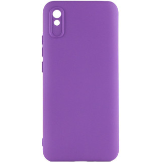 Чохол Silicone Cover Lakshmi Full Camera (A) для Xiaomi Redmi 9A Фіолетовий / Purple - Інтернет-магазин спільних покупок ToGether