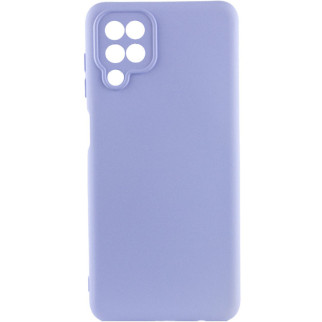 Чохол Silicone Cover Lakshmi Full Camera (A) для Samsung Galaxy A12 / M12 Бузковий / Dasheen - Інтернет-магазин спільних покупок ToGether