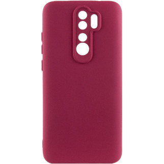 Чохол Silicone Cover Lakshmi Full Camera (A) для Xiaomi Redmi Note 8 Pro Бордовий / Marsala - Інтернет-магазин спільних покупок ToGether