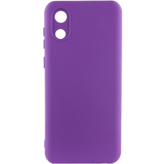 Чохол Silicone Cover Lakshmi Full Camera (A) для Samsung Galaxy A03 Core Фіолетовий / Purple - Інтернет-магазин спільних покупок ToGether