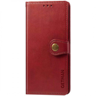 Шкіряний чохол книжка GETMAN Gallant (PU) для Xiaomi Redmi Note 11 (Global) / Note 11S Червоний - Інтернет-магазин спільних покупок ToGether