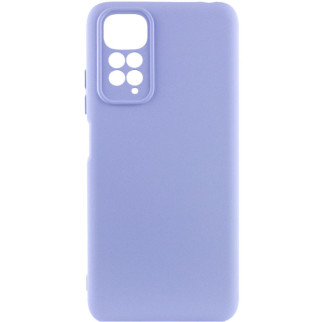 Чохол Silicone Cover Lakshmi Full Camera (A) для Xiaomi Redmi Note 11 (Global) / Note 11S Бузковий / Dasheen - Інтернет-магазин спільних покупок ToGether