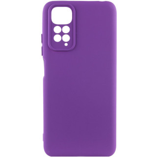 Чохол Silicone Cover Lakshmi Full Camera (A) для Xiaomi Redmi Note 11 (Global) / Note 11S Фіолетовий / Purple - Інтернет-магазин спільних покупок ToGether