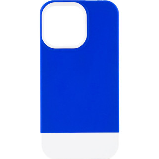 Чохол TPU+PC Bichromatic для Apple iPhone 13 Pro Max (6.7") Navy Blue / White - Інтернет-магазин спільних покупок ToGether