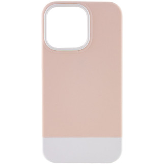 Чохол TPU+PC Bichromatic для Apple iPhone 13 Pro Max (6.7") Grey-beige / White - Інтернет-магазин спільних покупок ToGether