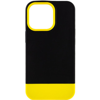 Чохол TPU+PC Bichromatic для Apple iPhone 13 Pro Max (6.7") Black / Yellow - Інтернет-магазин спільних покупок ToGether