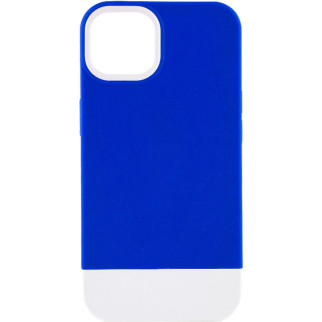 Чохол TPU+PC Bichromatic для Apple iPhone 13 (6.1") Navy Blue / White - Інтернет-магазин спільних покупок ToGether