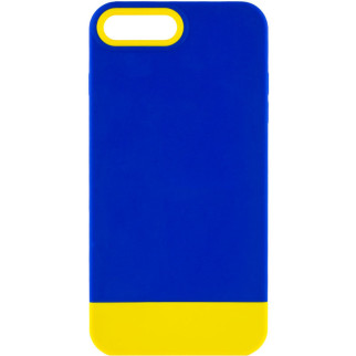 Чохол TPU+PC Bichromatic для Apple iPhone 7 plus / 8 plus (5.5") Navy Blue / Yellow - Інтернет-магазин спільних покупок ToGether