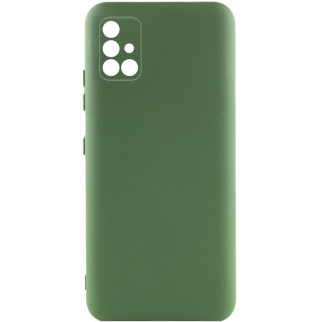 Чохол Silicone Cover Lakshmi Full Camera (A) для Samsung Galaxy M33 5G Зелений / Dark green - Інтернет-магазин спільних покупок ToGether