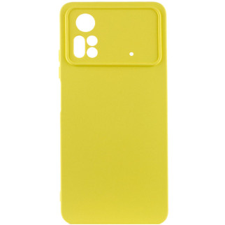 Чохол Silicone Cover Lakshmi Full Camera (A) для Xiaomi Poco X4 Pro 5G Жовтий / Flash - Інтернет-магазин спільних покупок ToGether