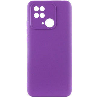 Чохол Silicone Cover Lakshmi Full Camera (A) для Xiaomi Redmi 10C Фіолетовий / Purple - Інтернет-магазин спільних покупок ToGether