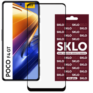 Захисне скло SKLO 3D для Xiaomi Poco F4 GT Чорний - Інтернет-магазин спільних покупок ToGether