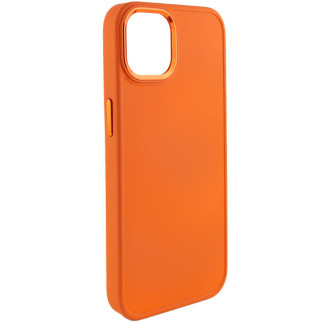 TPU чохол Bonbon Metal Style для Apple iPhone 11 (6.1") Помаранчевий / Papaya - Інтернет-магазин спільних покупок ToGether