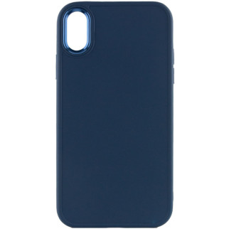 TPU чохол Bonbon Metal Style для Apple iPhone XS Max (6.5") Синій / Cosmos blue - Інтернет-магазин спільних покупок ToGether