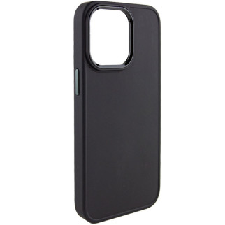 TPU чохол Bonbon Metal Style для Apple iPhone 13 Pro (6.1") Чорний / Black - Інтернет-магазин спільних покупок ToGether