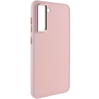 TPU чохол Bonbon Metal Style для Samsung Galaxy S21 FE Рожевий / Light pink - Інтернет-магазин спільних покупок ToGether