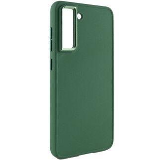 TPU чохол Bonbon Metal Style для Samsung Galaxy S21 FE Зелений / Army green - Інтернет-магазин спільних покупок ToGether