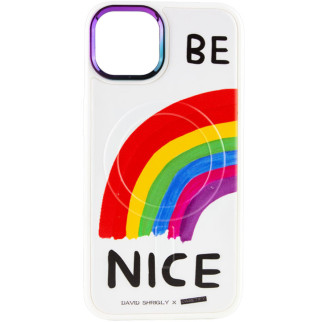 TPU+PC чохол Funny pictures with MagSafe для Apple iPhone 12 Pro / 12 (6.1") Be Nice - Інтернет-магазин спільних покупок ToGether