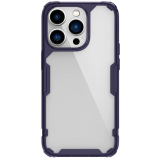 TPU чохол Nillkin Nature Pro Series для Apple iPhone 14 Pro (6.1") Темно-фіолетовий (прозорий) - Інтернет-магазин спільних покупок ToGether