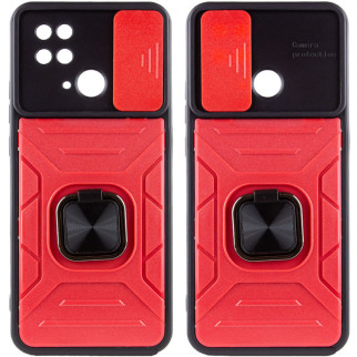 Ударостійкий чохол Camshield Flash Ring для Xiaomi Redmi 10C Червоний - Інтернет-магазин спільних покупок ToGether