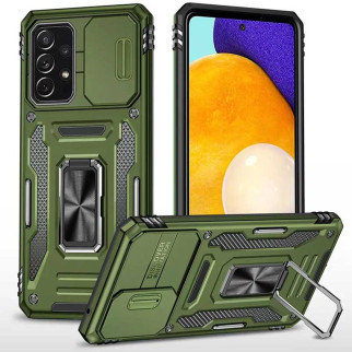 Ударостійкий чохол Camshield Army Ring для Samsung Galaxy A53 5G Оливковий / Army Green - Інтернет-магазин спільних покупок ToGether