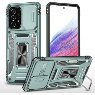 Ударостійкий чохол Camshield Army Ring для Samsung Galaxy A73 5G Зелений / Light Green - Інтернет-магазин спільних покупок ToGether