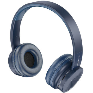 Накладні бездротові навушники BOROFONE BO11 Blue - Інтернет-магазин спільних покупок ToGether