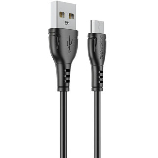 Дата кабель Borofone BX51 Triumph USB to MicroUSB (1m) Чорний - Інтернет-магазин спільних покупок ToGether