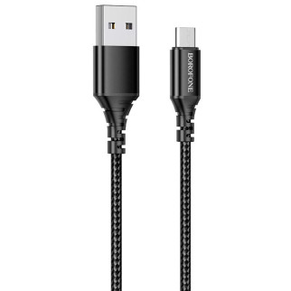 Дата кабель Borofone BX54 Ultra bright USB to MicroUSB (1m) Чорний - Інтернет-магазин спільних покупок ToGether