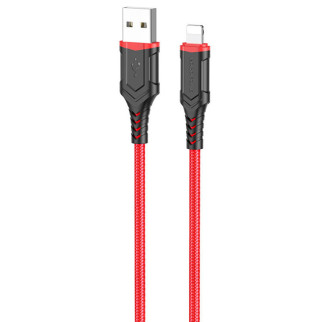 Дата кабель Borofone BX67 USB to Lightning (1m) Червоний - Інтернет-магазин спільних покупок ToGether